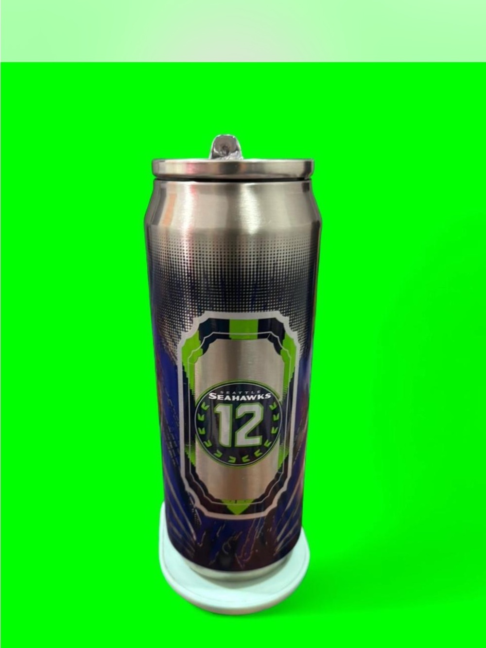 Seattle Seahawks 12th Man ThermoCan Stainless Steel Tumbler 16.9 oz